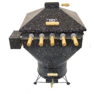 Churrasqueira Apolo Plus Mini 5 Espetos Rotativos Esmaltada